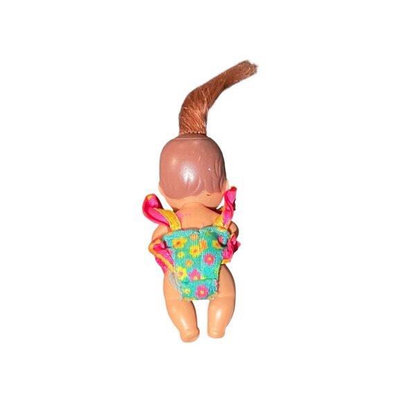 Vintage 1991 Krissy Doll Barbies Little Sister Wearable Swimsuit Rooted Red Hair - Picture 4 of 4